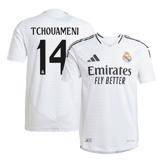 Real Madrid Hemma Fotbollströja TCHOUAMENI #14 2024/25 Autentisk