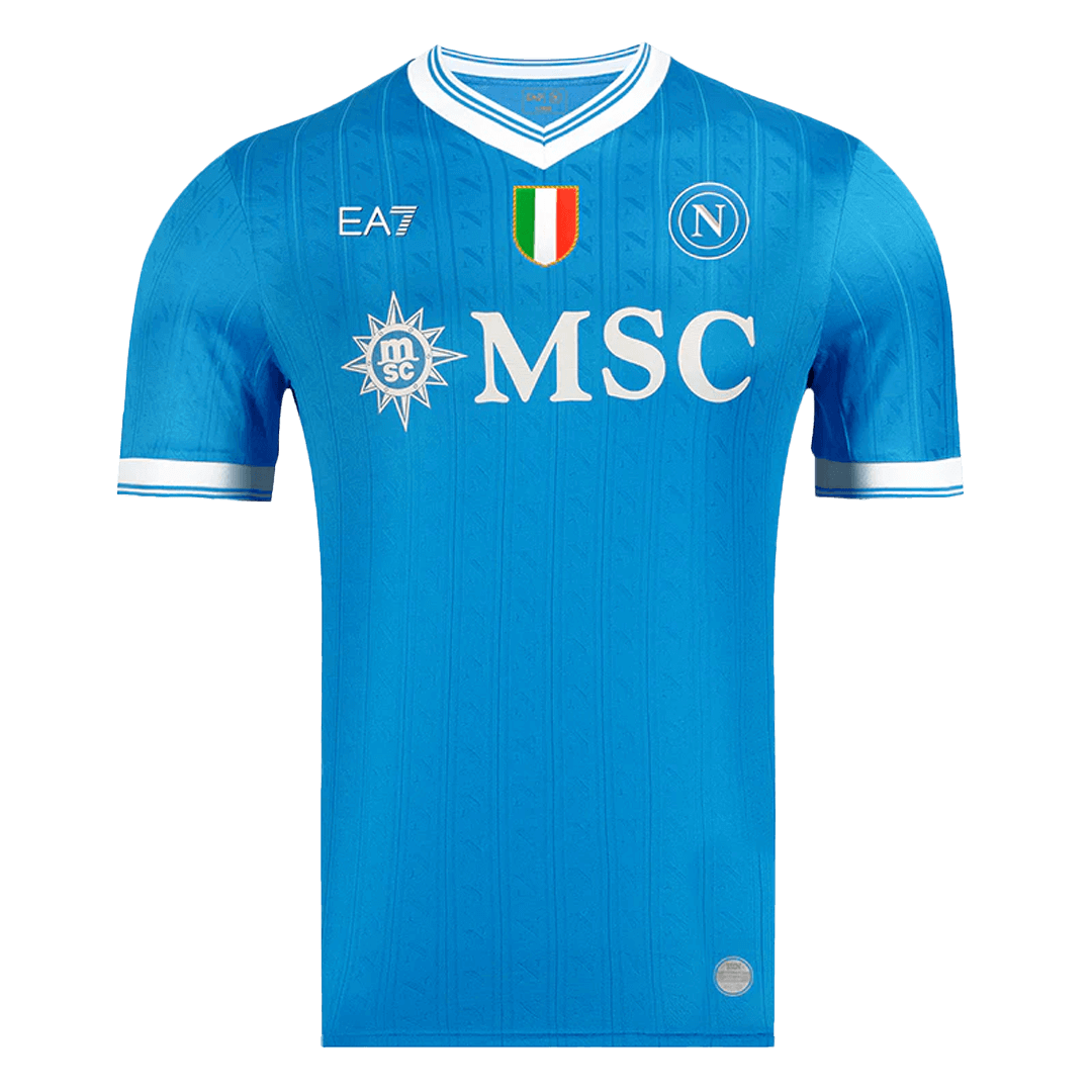 Napoli Tröja 2025/26 Hemma Autentisk Blå