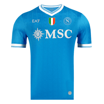 Napoli Tröja 2025/26 Hemma Autentisk Blå