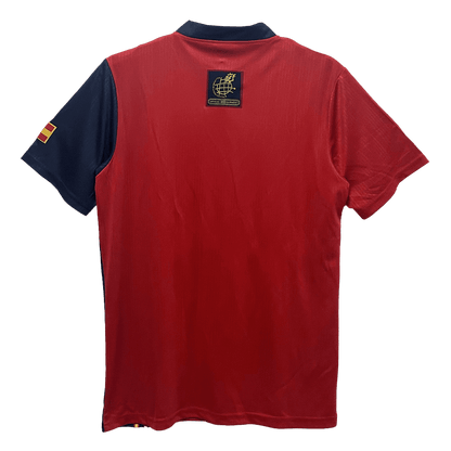 Spanien Hemma Fotbollströjor 1996 Retro