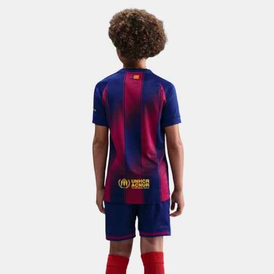 Barcelona Tröja 2025/26 Hemma 
Fotbollssats Barn-1