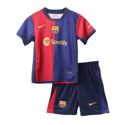 Barcelona Hemma Fotbollströja 2024/25 Fotbollssats Barn