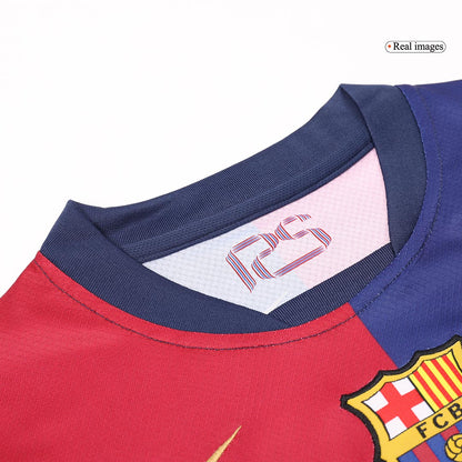 Barcelona Hemma Fotbollströja 2024/25 Fotbollssats Barn