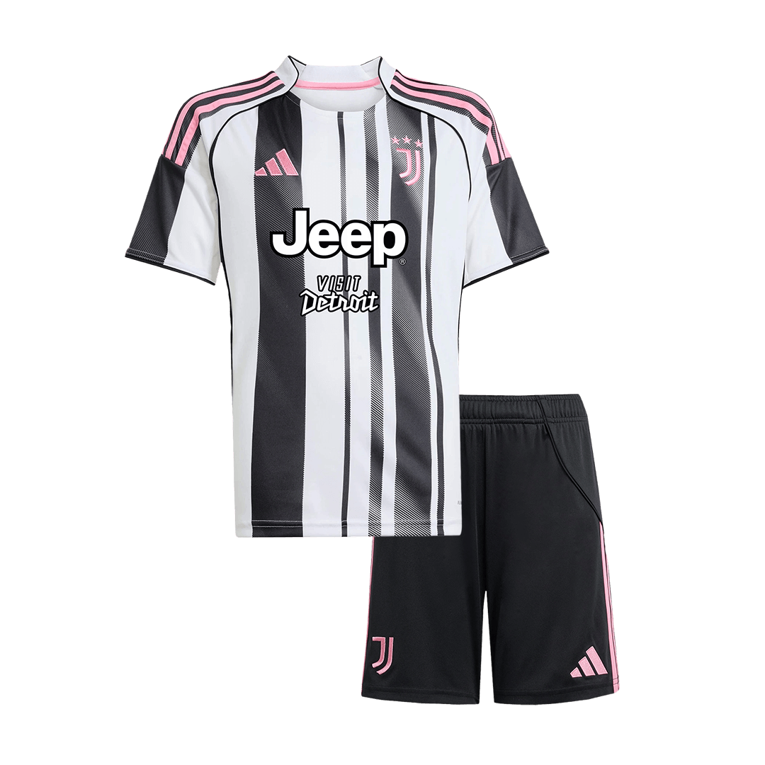 Juventus Hemma Tröja 2025/26 
Fotbollssats Barn stora storlekar