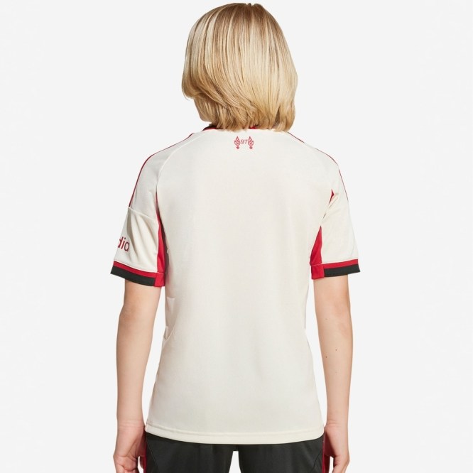 Liverpool Tröja 2025/26 Bortaställ Vit Barn