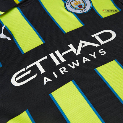 Manchester City Borta Fotbollströja 2024/25 Fotbollssats Barn