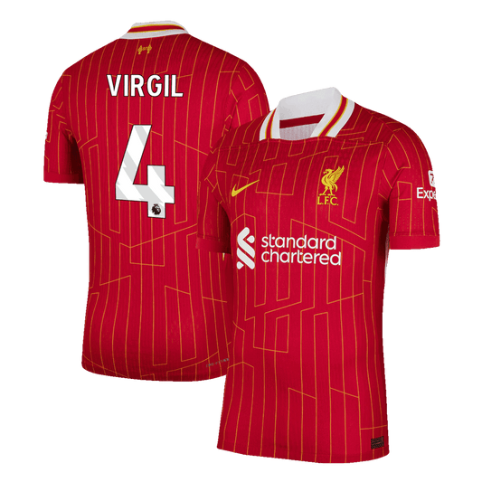 Liverpool Hemma Fotbollströja VIRGIL #4 2024/25 Autentisk