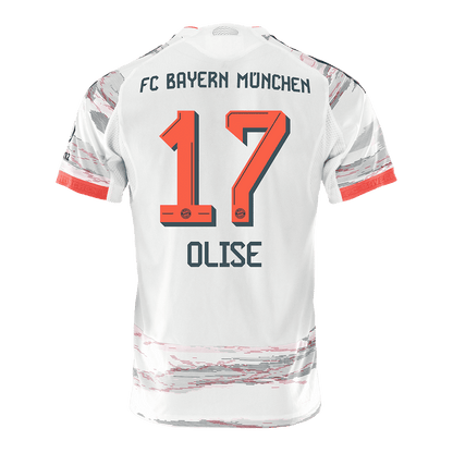 Bayern Munich Tröja OLISE #17 2025/26 Borta Autentisk Vit