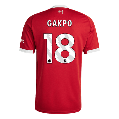 Liverpool Tröja GAKPO #18 2025/26 Hemma Röd