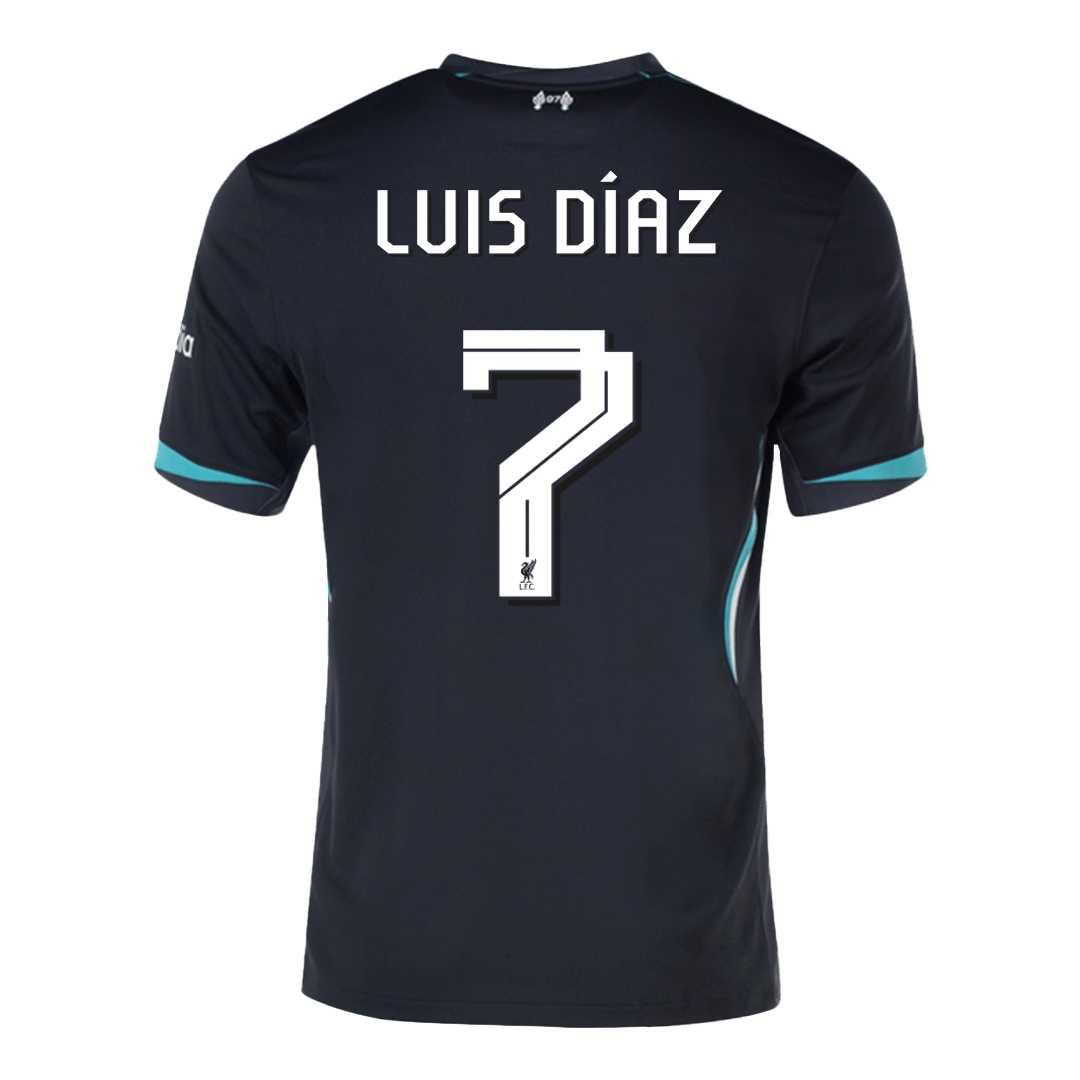 Liverpool Borta Fotbollströja LUIS DÍAZ #7 2024/25 Premium - UCL