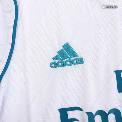 Retro Real Madrid Hemma Fotbollströja SERGIO RAMOS #4 2017/18