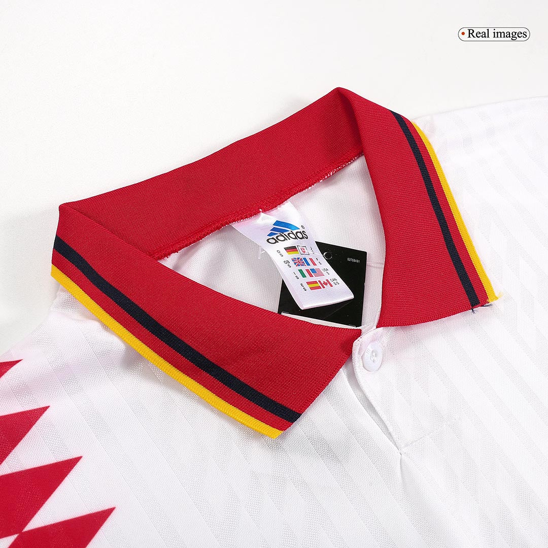 Spanien Borta Fotbollströjor 1994 Retro