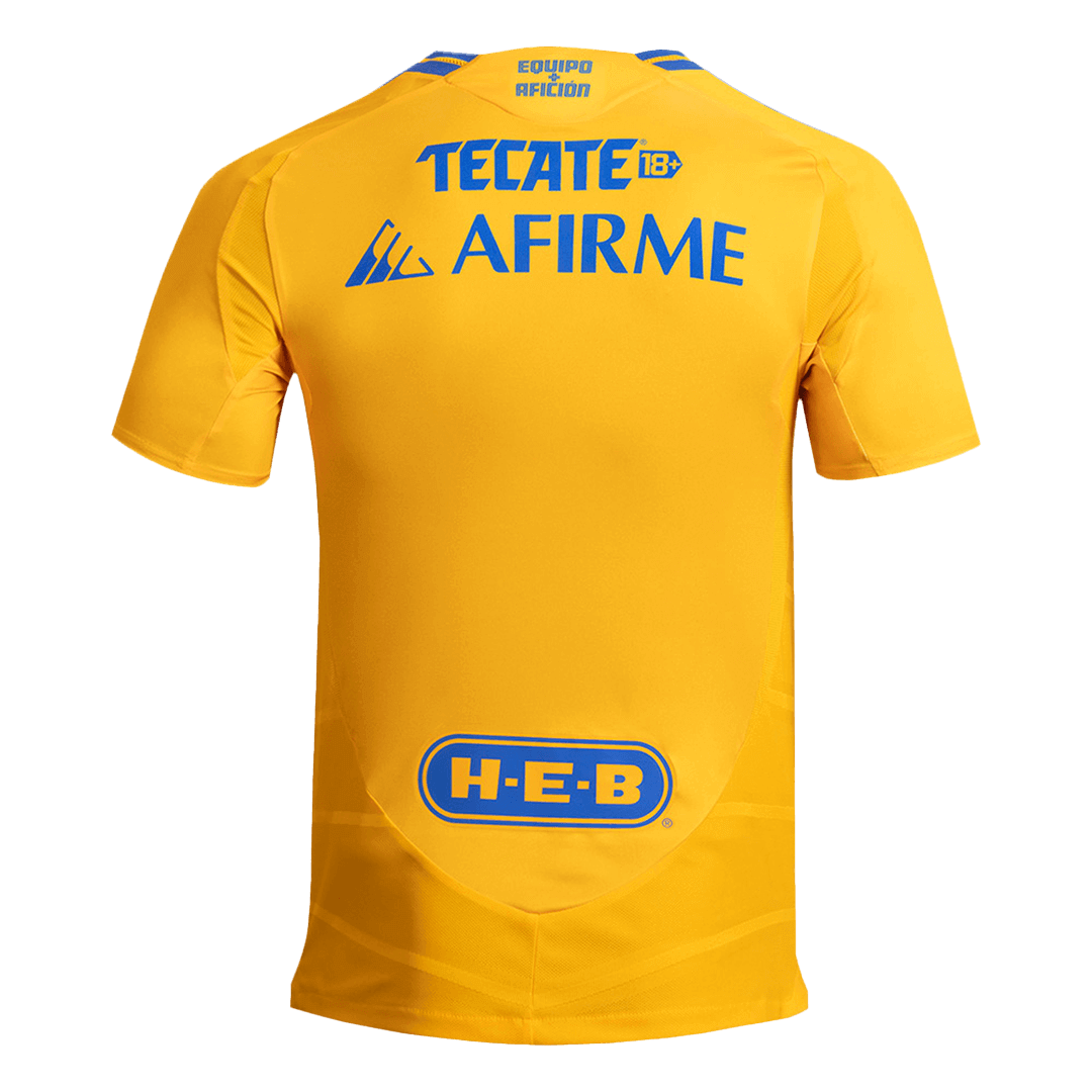 Tigres UANL Hemma Fotbollströja 2024/25 Autentisk