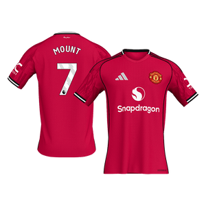 MOUNT #7 Manchester United Tröja 2025/26 Hemma Premium Röd