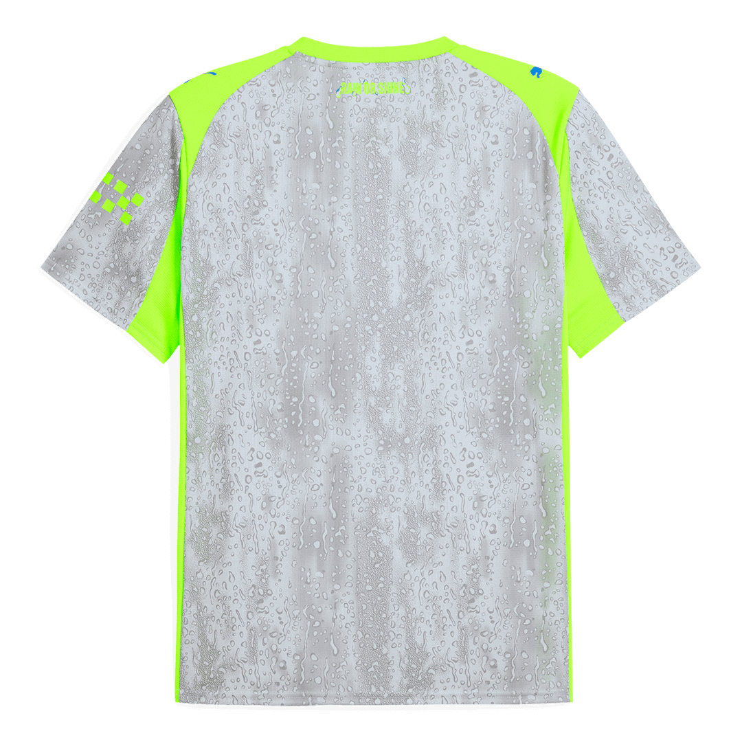 Manchester City Tröja Tredjeställ 2025/26 Grå-14