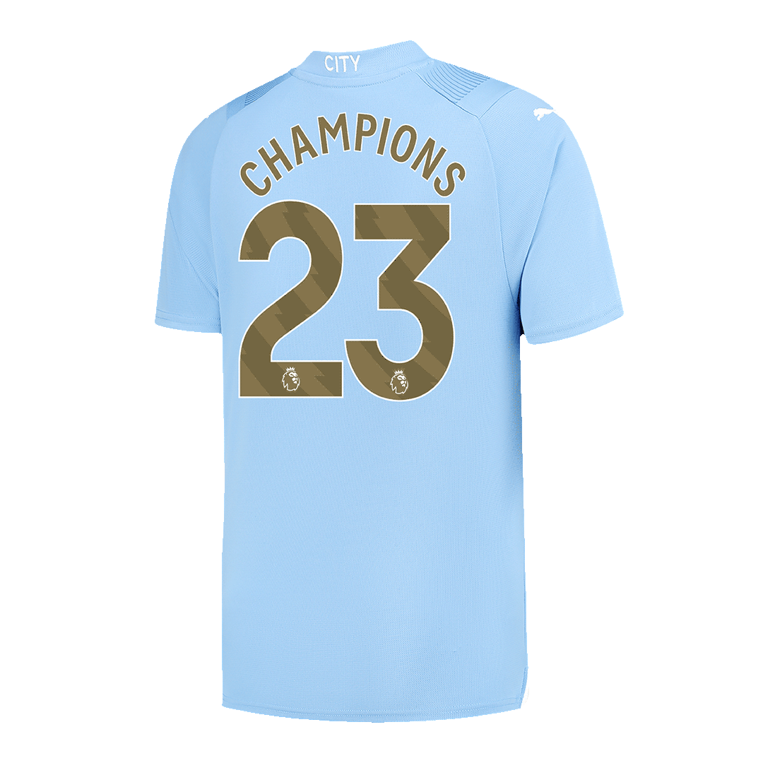 Manchester City Hemma Fotbollströja CHAMPIONS #23 2023/24