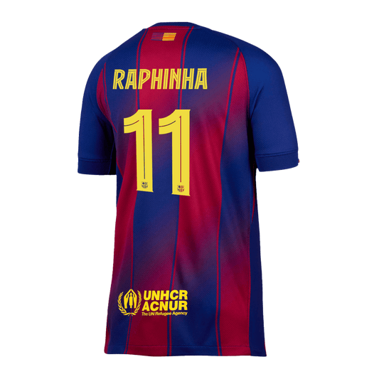 RAPHINHA #11 Barcelona Tröja 2025/26 Hemma - UCL