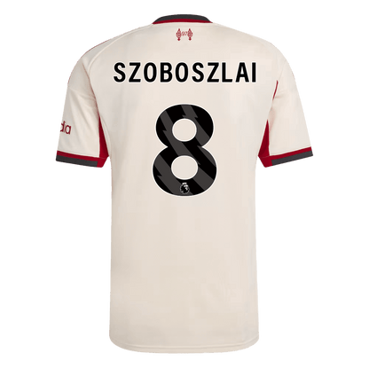 Liverpool Tröja SZOBOSZLAI #8 2025/26 Borta Vit