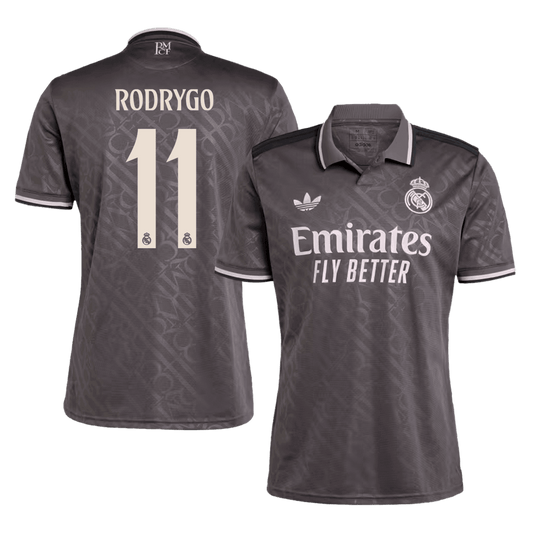 Real Madrid Tredjeställ Fotbollströja RODRYGO #11 2024/25 Premium