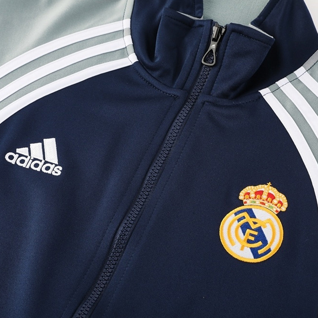 Real Madrid Träningsjacka 2025/26 Mörkblå