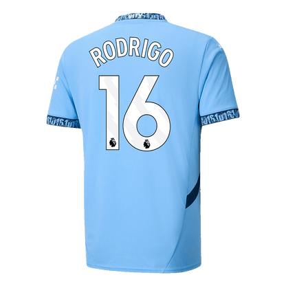 Manchester City Hemma Fotbollströja RODRIGO #16 2024/25
