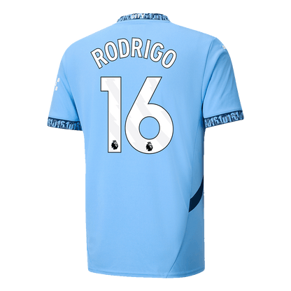 Manchester City Hemma Fotbollströja RODRIGO #16 2024/25