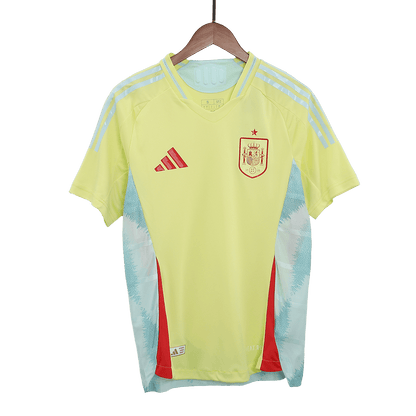 Spanien Borta Fotbollströjor Euro 2024 Autentisk