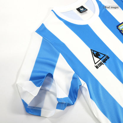 Argentina Hemma Fotbollströjor 1986 Retro