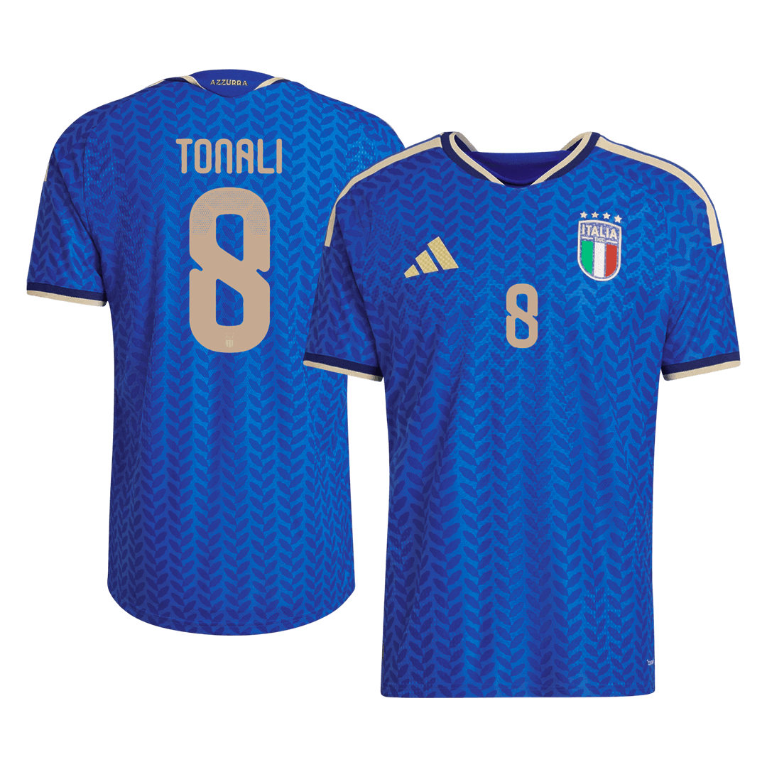 Italy Tröja TONALI #8 2026 Hemma Autentisk Blå