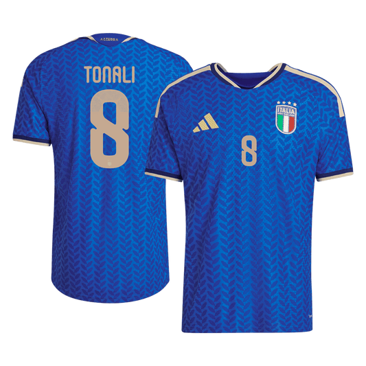 Italy Tröja TONALI #8 2026 Hemma Autentisk Blå