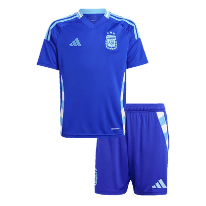 Argentina Borta Fotbollströja 2024 
Fotbollssats Barn