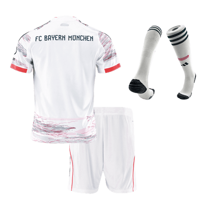 Bayern Munich Tröja 2025/26 Bortaställ Vit Barn
