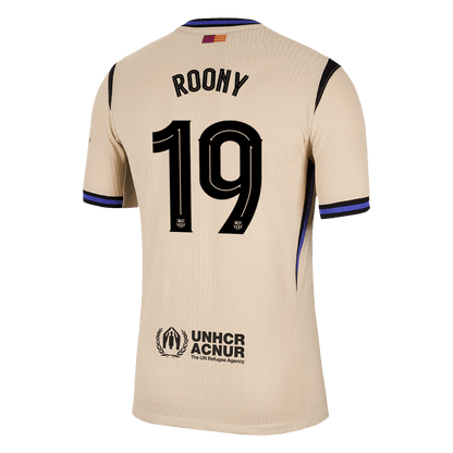Barcelona Tröja ROONY #19 2025/26 Borta Gul - UCL