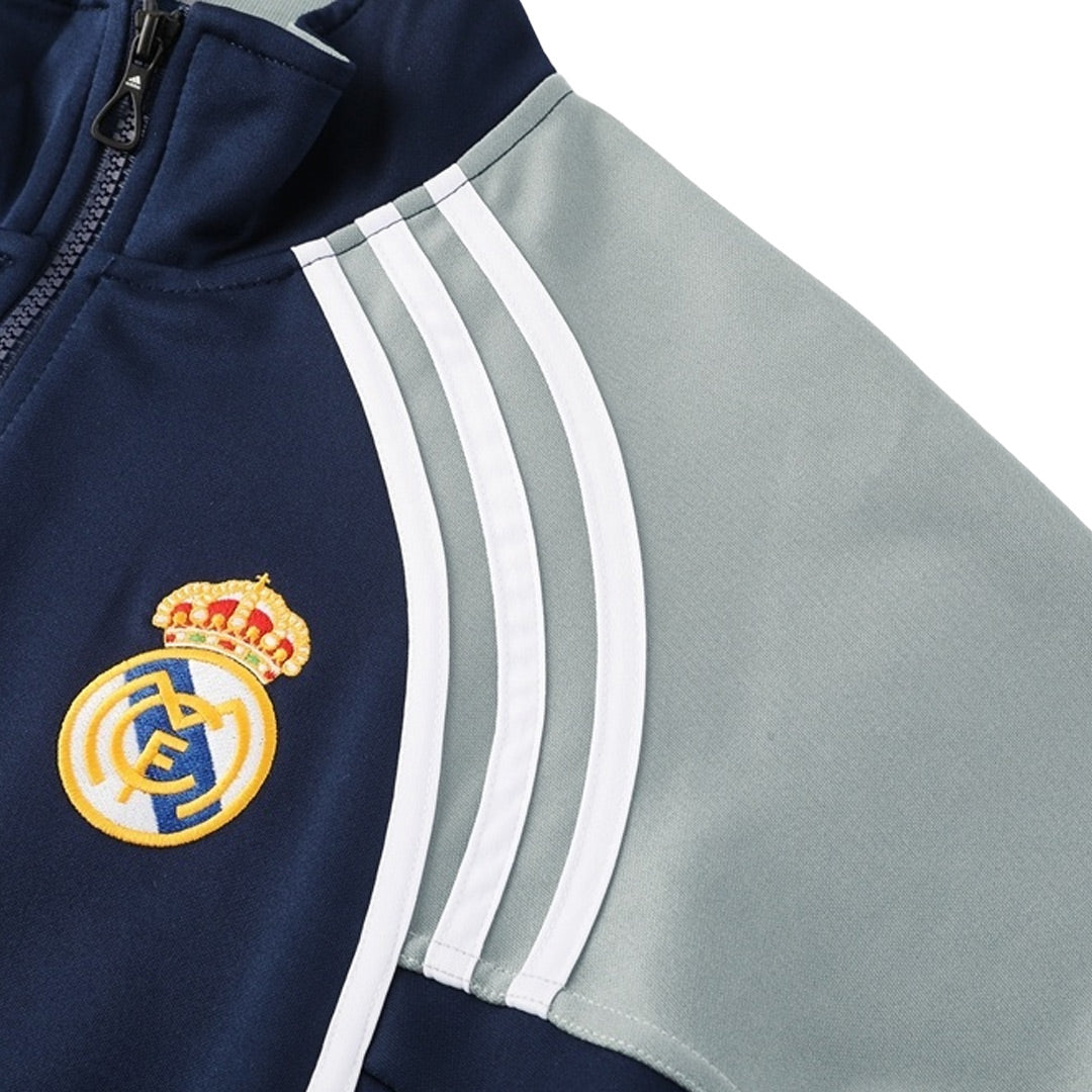 Real Madrid Träningsjacka 2025/26 Mörkblå