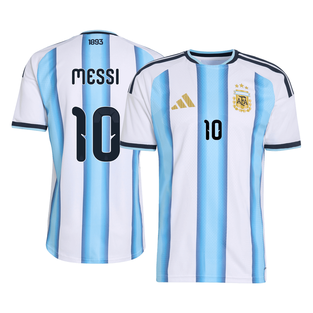 Argentina Tröja MESSI #10 2026 Hemma Autentisk Blue&White