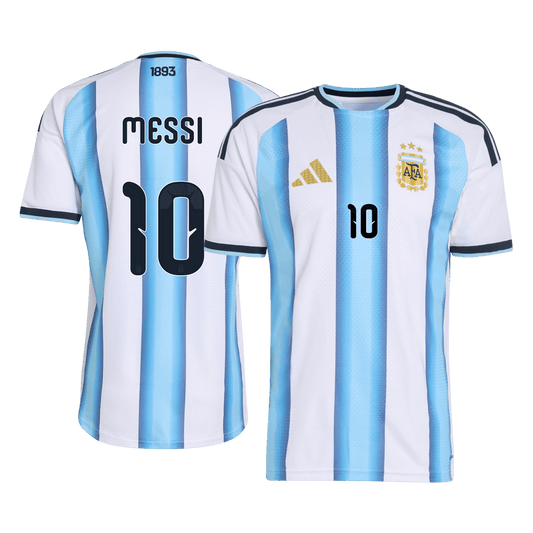 Argentina Tröja MESSI #10 2026 Hemma Autentisk Blue&White