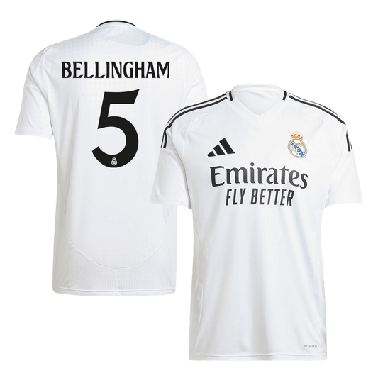Real Madrid Hemma Fotbollströja BELLINGHAM #5 2024/25