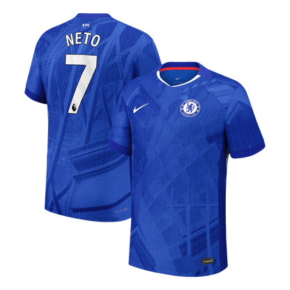 Chelsea Tröja NETO #7 2025/26 Hemma Autentisk Blå