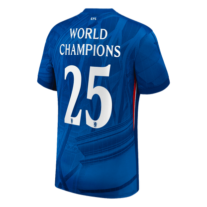 WORLD CHAMPIONS #25 Chelsea Tröja 2025/26 Hemma - with chest badge