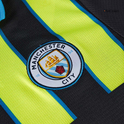 Manchester City Borta Fotbollströja 2024/25 Fotbollssats Barn