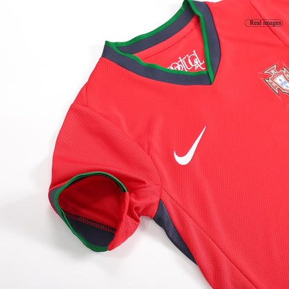 Portugal Hemma Fotbollströja Euro 2024 
Fotbollssats Barn