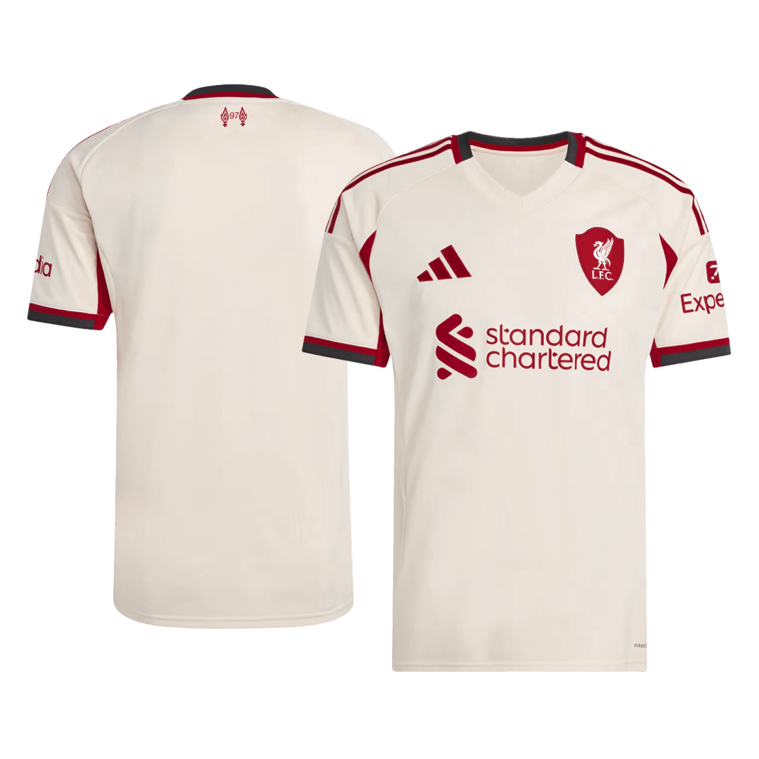Liverpool Tröja 2025/26 Borta Vit