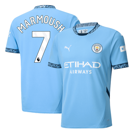 Manchester City Hemma Fotbollströja MARMOUSH #7 2024/25 Premium