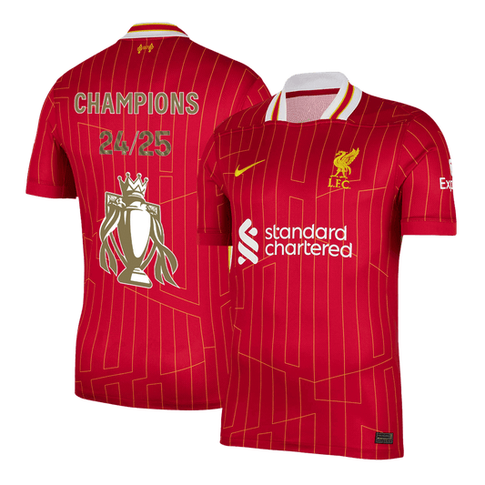 Liverpool Hemma Fotbollströjor 2024/25 röd Premium - CHAMPIONS 24/25
