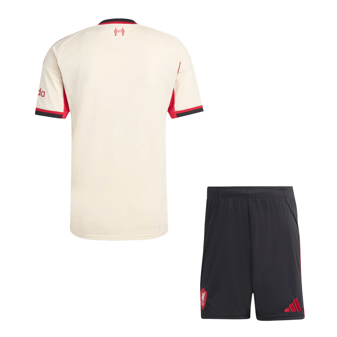 Liverpool Tröja Bortaställ 2025/26 Vit