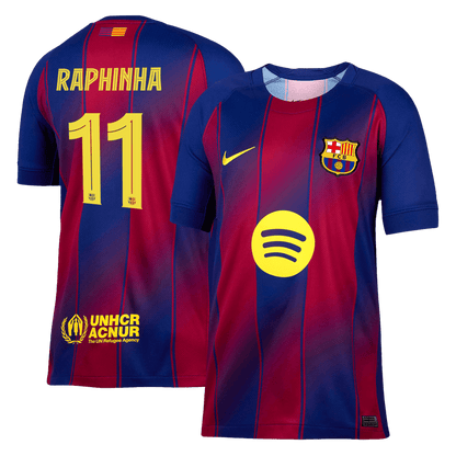 RAPHINHA #11 Barcelona Tröja 2025/26 Hemma - UCL