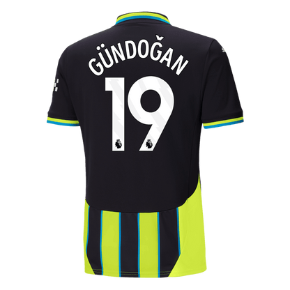 Manchester City Borta Fotbollströja GÜNDOĞAN #19 2024/25