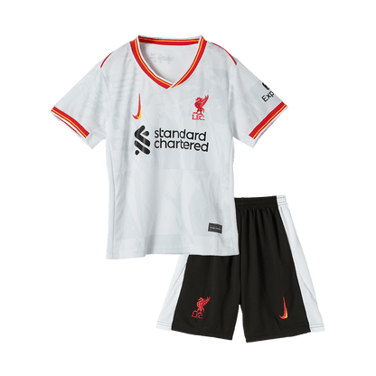 Liverpool Tredjeställ Fotbollströja 2024/25 Fotbollssats Barn