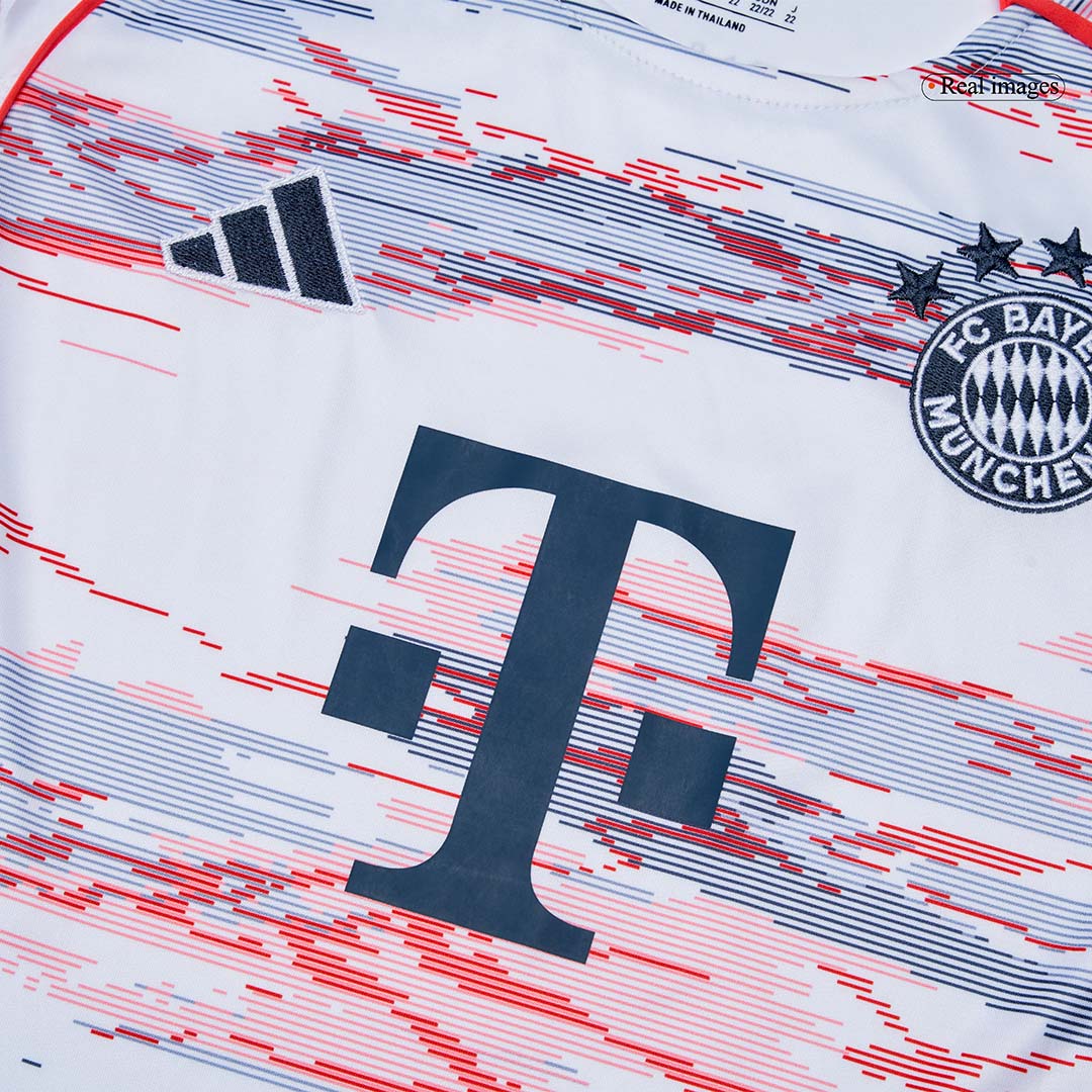 Bayern Munich Tröja 2025/26 Bortaställ Vit Barn