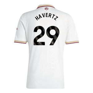 Arsenal Tröja HAVERTZ #29 2025/26 Tredje Vit